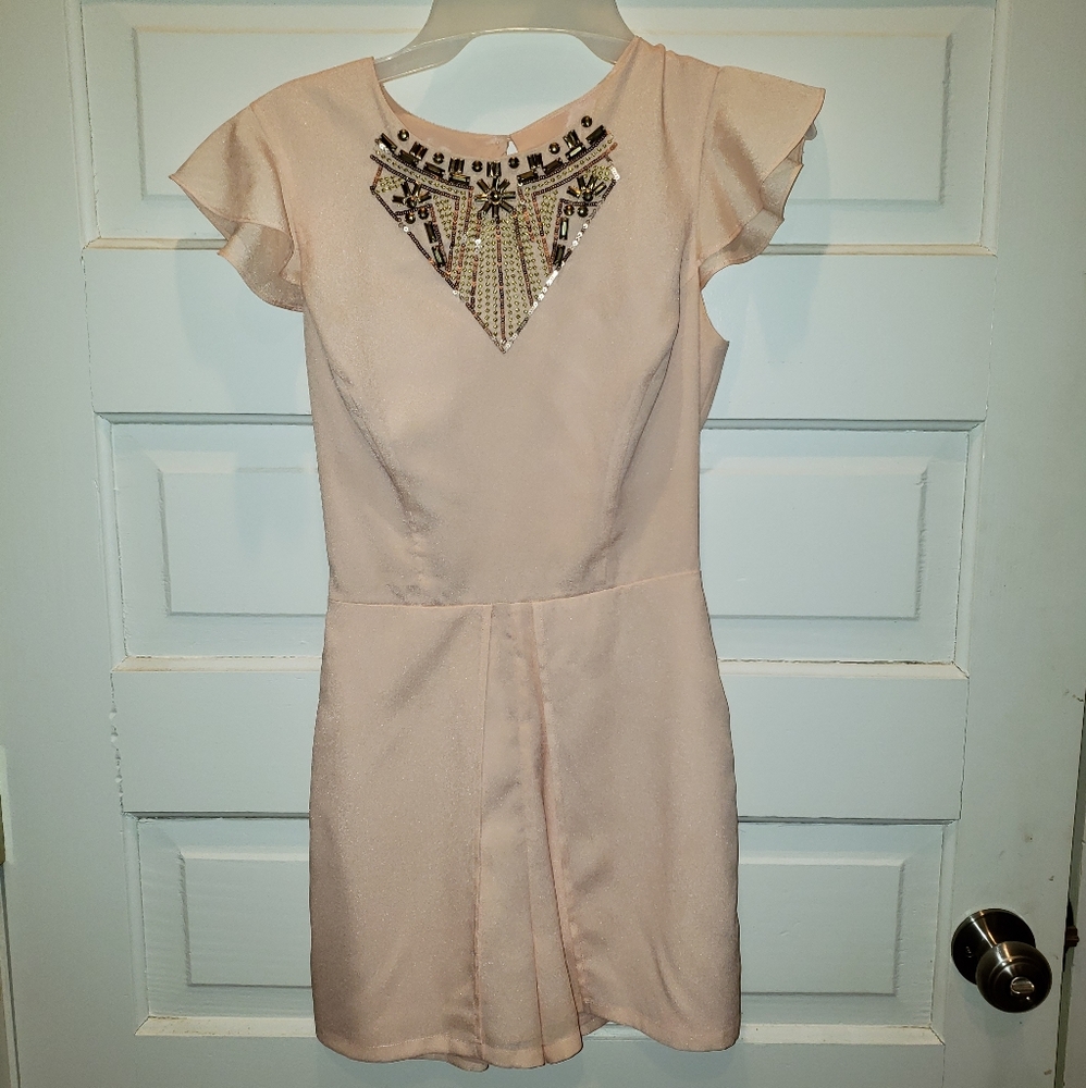 Bebe pink romper sz 00